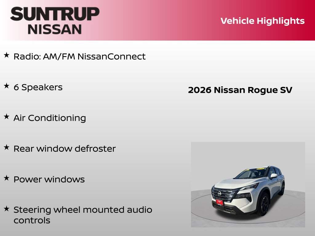 Certified 2026 Nissan Rogue SV AWD/4WD image 8