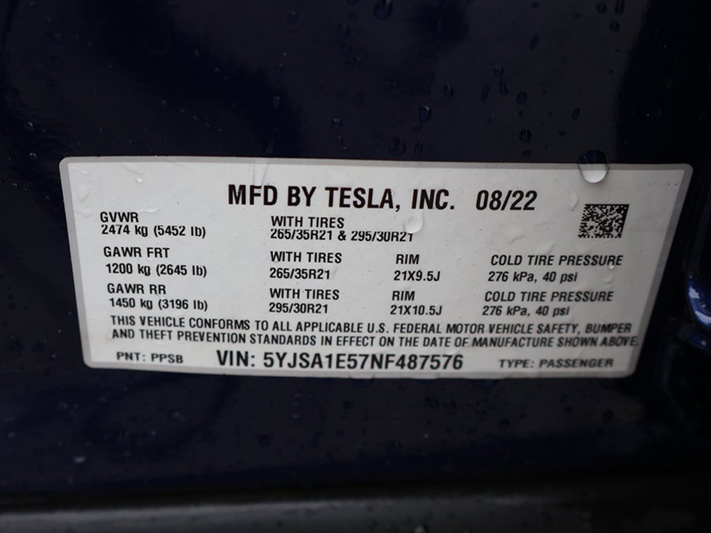 Used 2022 Tesla Model S image 63