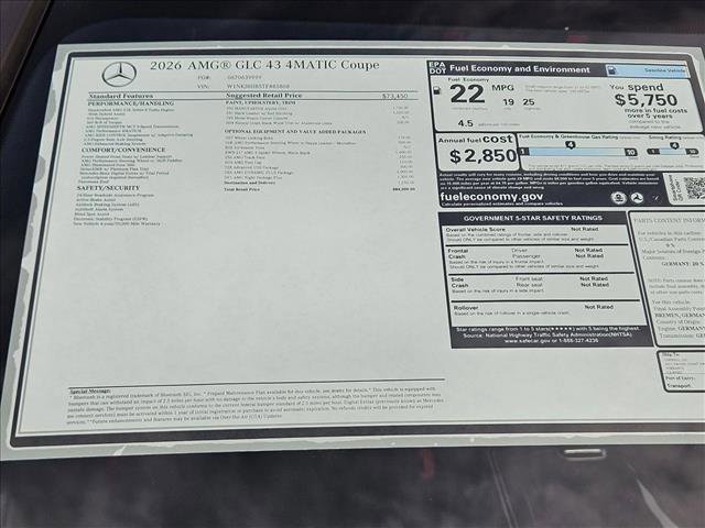 New 2026 Mercedes-Benz GLC 43 AMG 4MATIC Coupe image 18