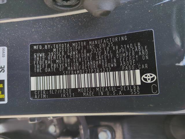Certified 2026 Toyota Corolla LE FWD image 15