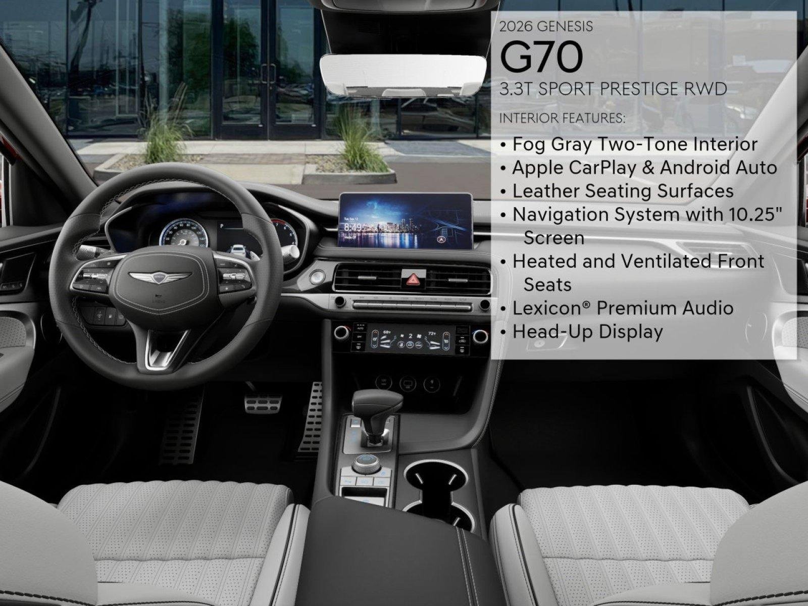 New 2026 Genesis G70 3.3T Sport Prestige RWD image 15