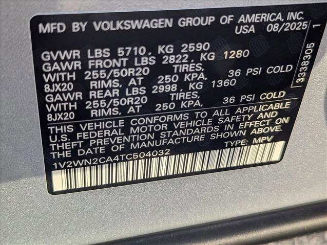 New 2026 Volkswagen Atlas SE image 16