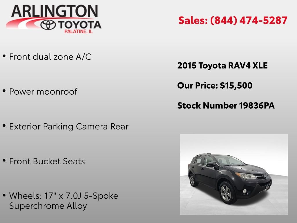Used 2015 Toyota RAV4 XLE image 3