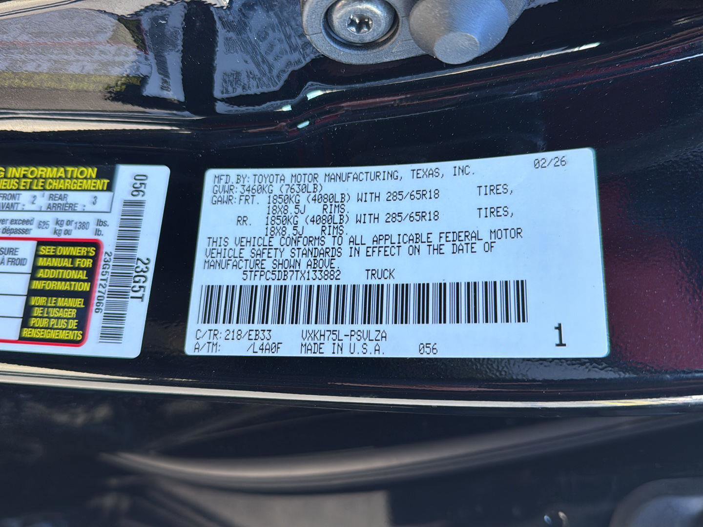 New 2026 Toyota Tundra TRD Pro image 33