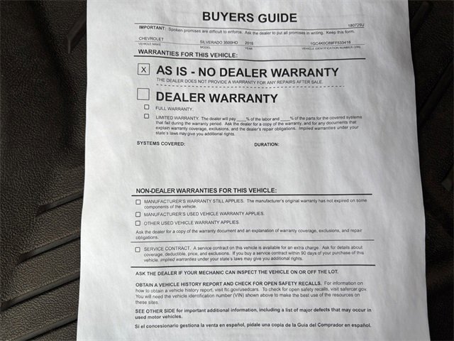 Used 2015 Chevrolet Silverado 3500 LTZ image 43