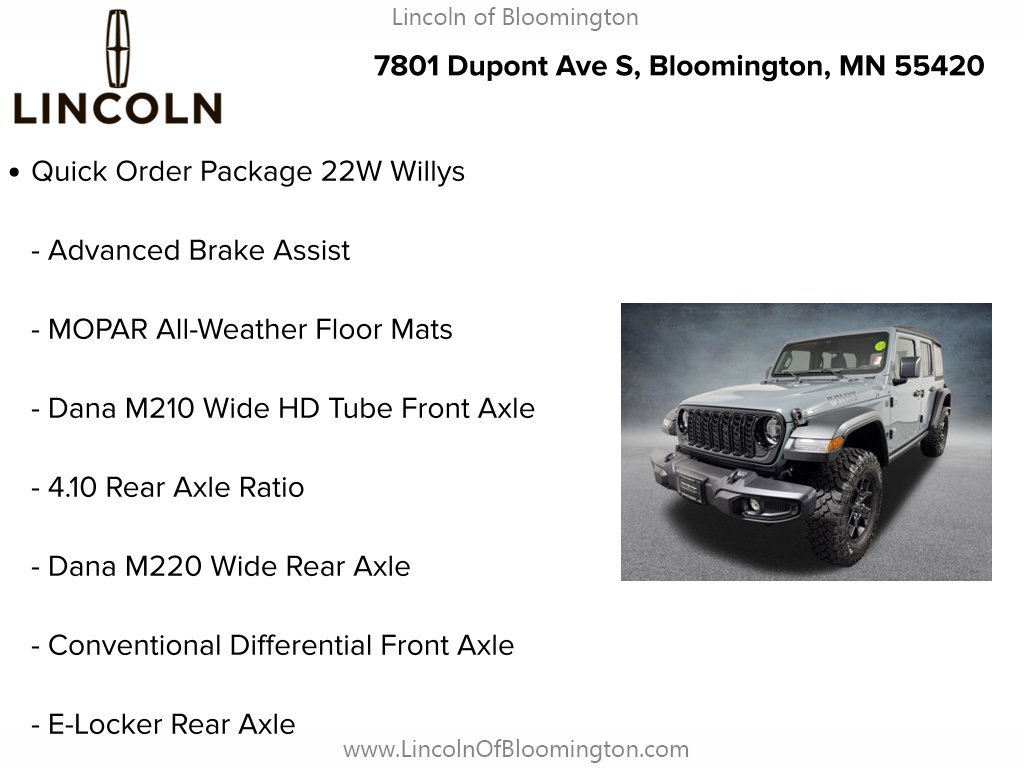 Used 2025 Jeep Wrangler Unlimited Sport AWD/4WD image 5