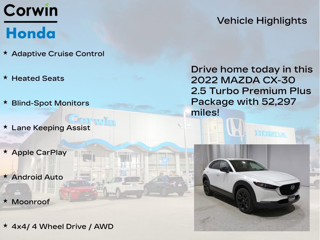 Used 2022 MAZDA CX-30 2.5 Turbo w/ Premium Plus Pkg AWD/4WD image 6