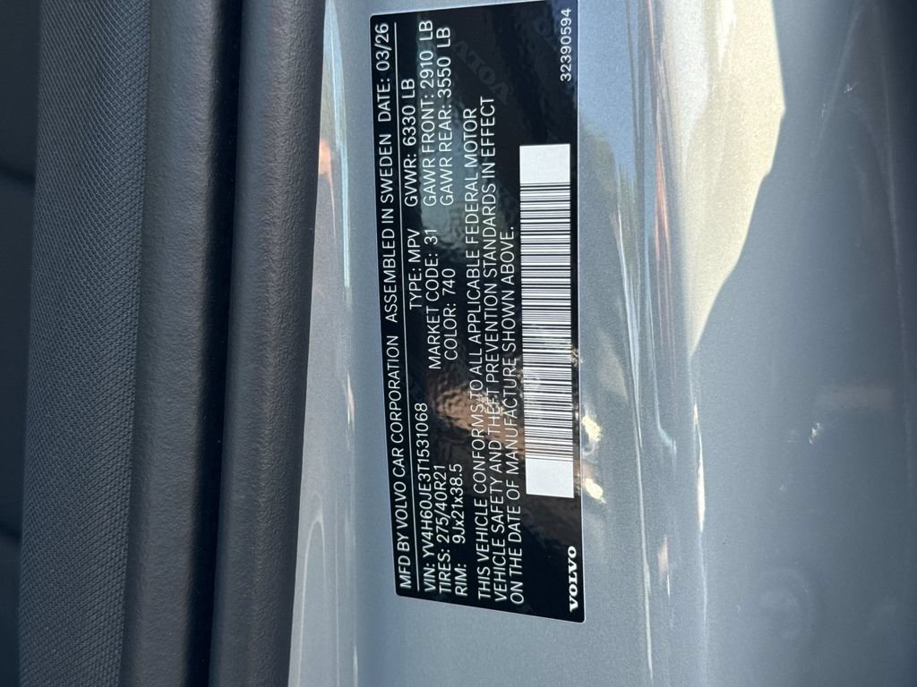 New 2026 Volvo XC90 T8 Plus AWD/4WD image 31