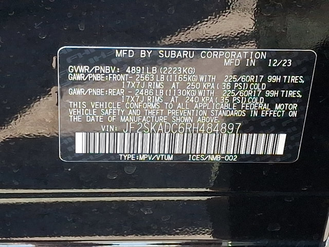 Certified 2024 Subaru Forester Premium AWD/4WD image 27