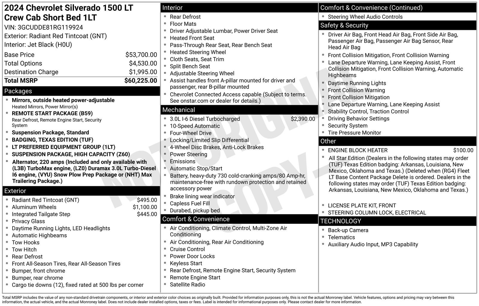 Used 2024 Chevrolet Silverado 1500 LT image 33