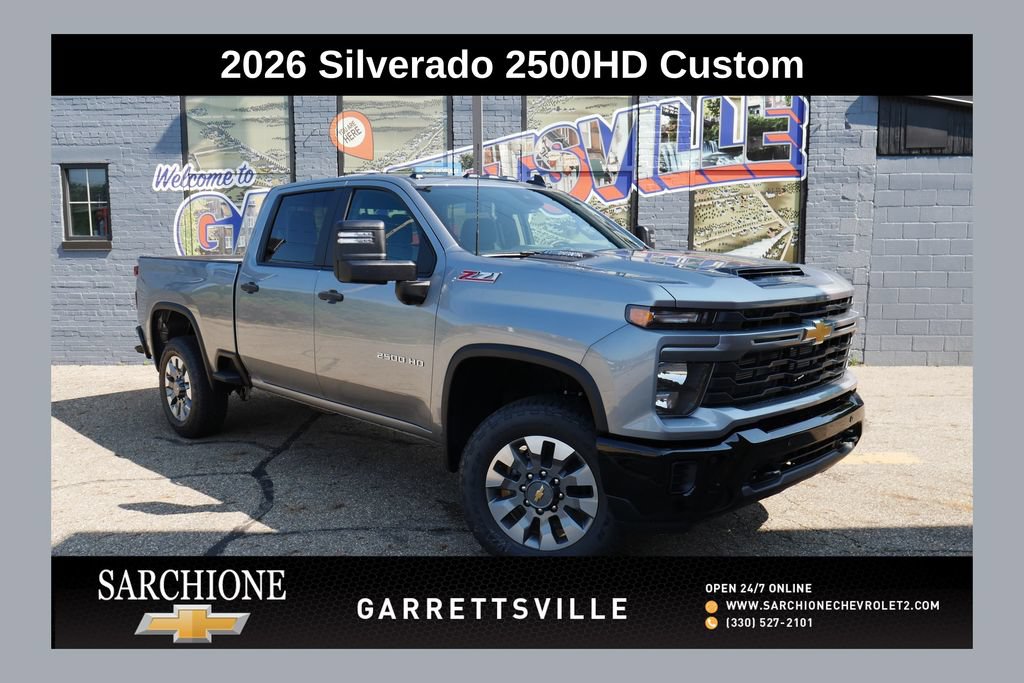 New 2026 Chevrolet Silverado 2500 Custom w/ Custom Value Package AWD/4WD video 1