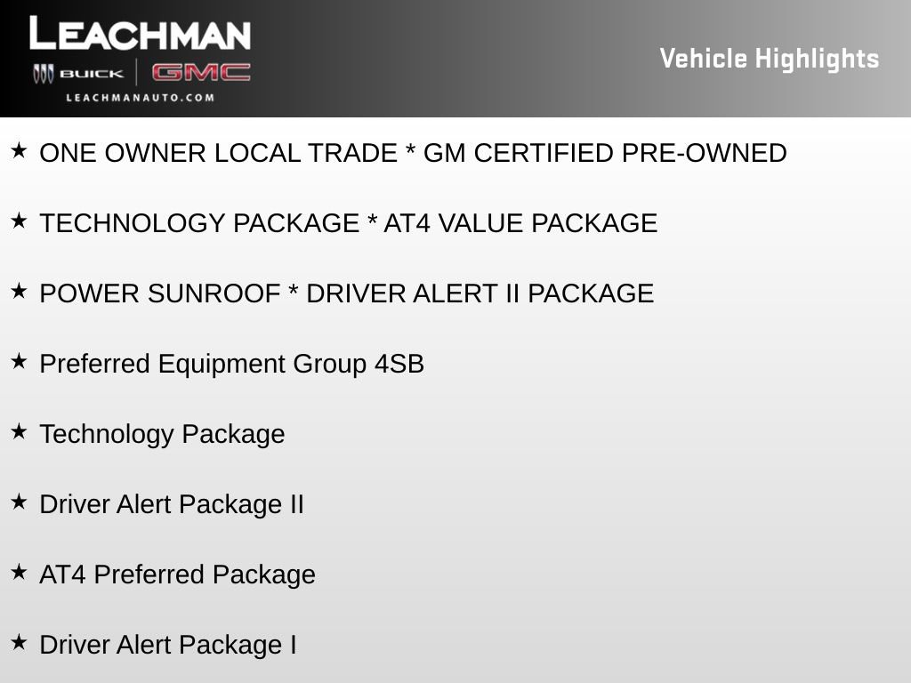 Certified 2021 GMC Sierra 1500 AT4 w/ AT4 Value Package image 8