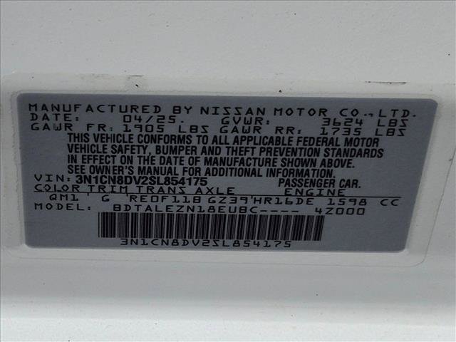 Certified 2025 Nissan Versa S w/ S Plus Package FWD image 24