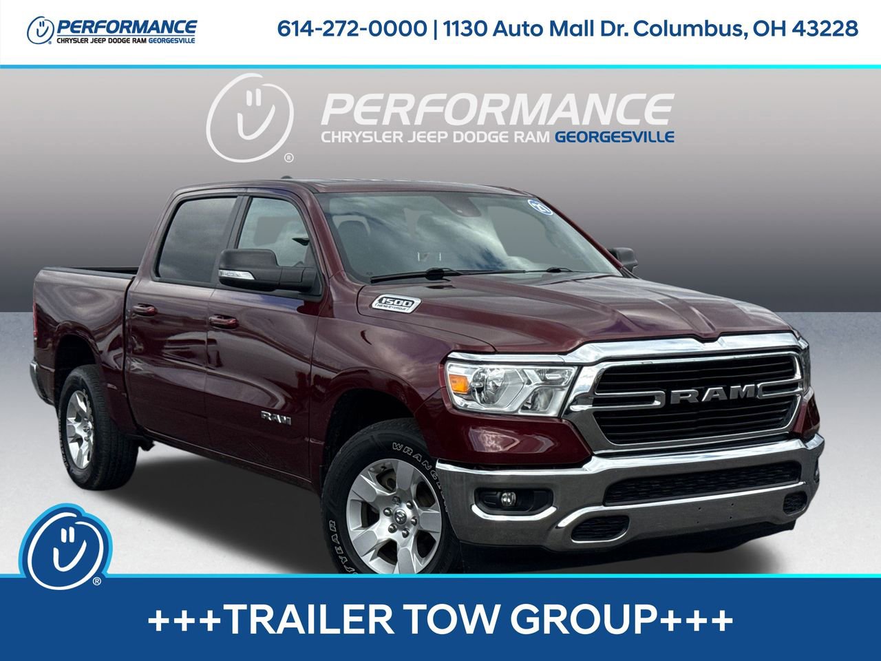 Used 2021 RAM 1500 Big Horn w/ Trailer Tow Group image 1