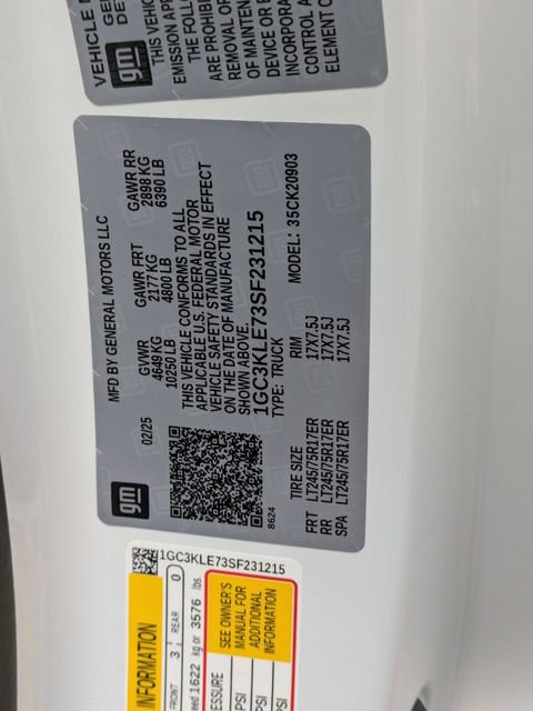 New 2025 Chevrolet Silverado 2500 W/T w/ WT Convenience Package image 29