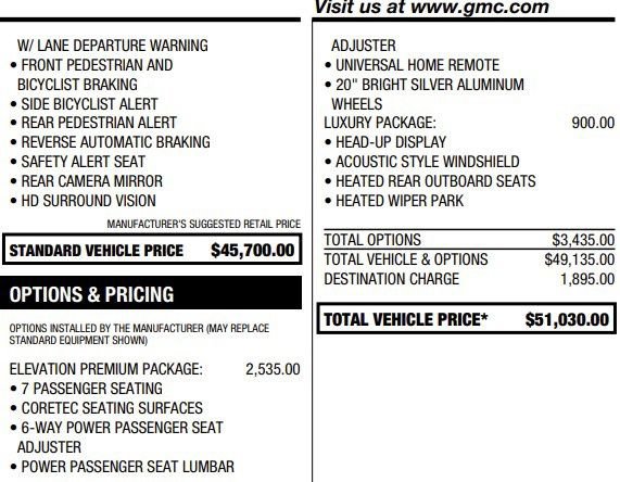 Certified 2026 GMC Acadia Elevation w/ Elevation Premium Package AWD/4WD image 2