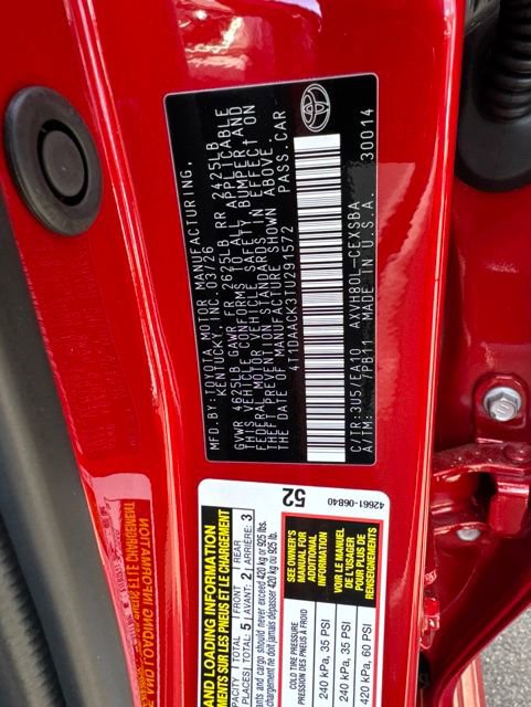 Certified 2026 Toyota Camry SE FWD image 39