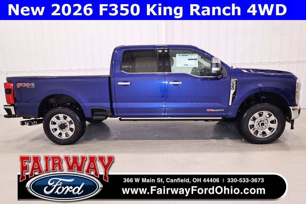 New 2026 Ford F350 King Ranch w/ Chrome Package