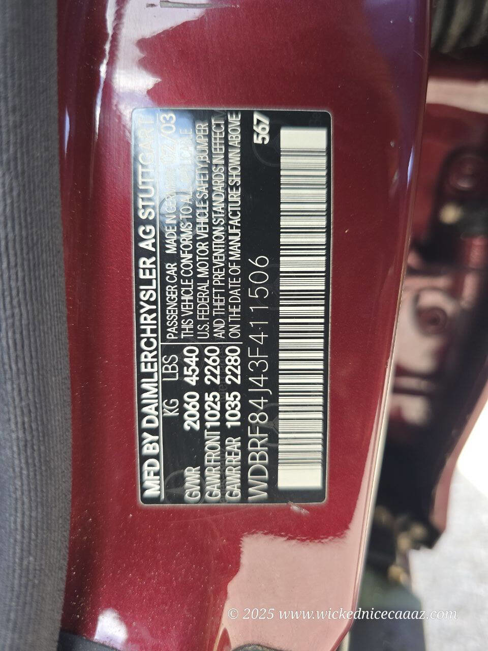 Used 2003 Mercedes-Benz C 320 4MATIC Sedan image 24