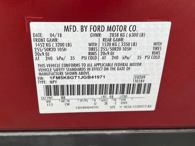 Used 2018 Ford Explorer Sport w/ Equipment Group 401A image 27