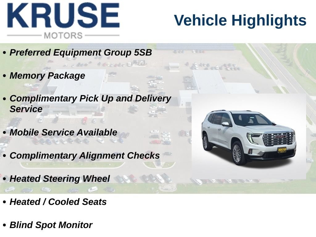 Used 2025 GMC Acadia Denali AWD/4WD image 10