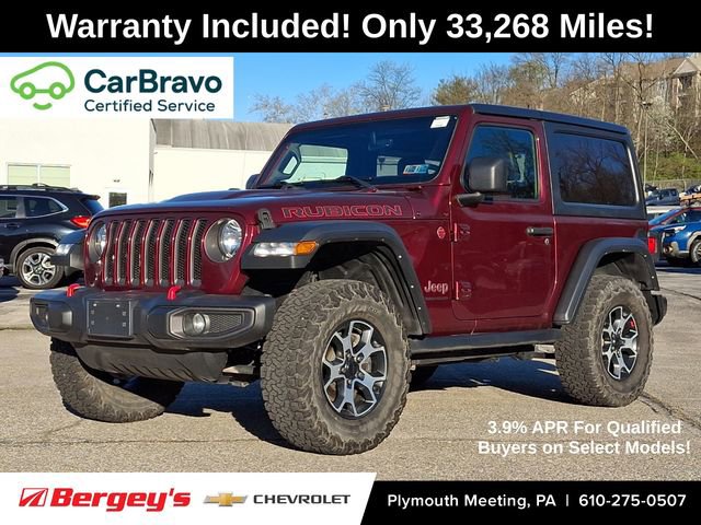 Used 2021 Jeep Wrangler Rubicon w/ Uconnect 4C Nav & Sound Group AWD/4WD image 1