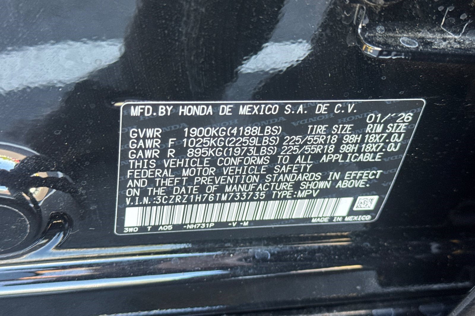 Used 2026 Honda HR-V EX-L image 20