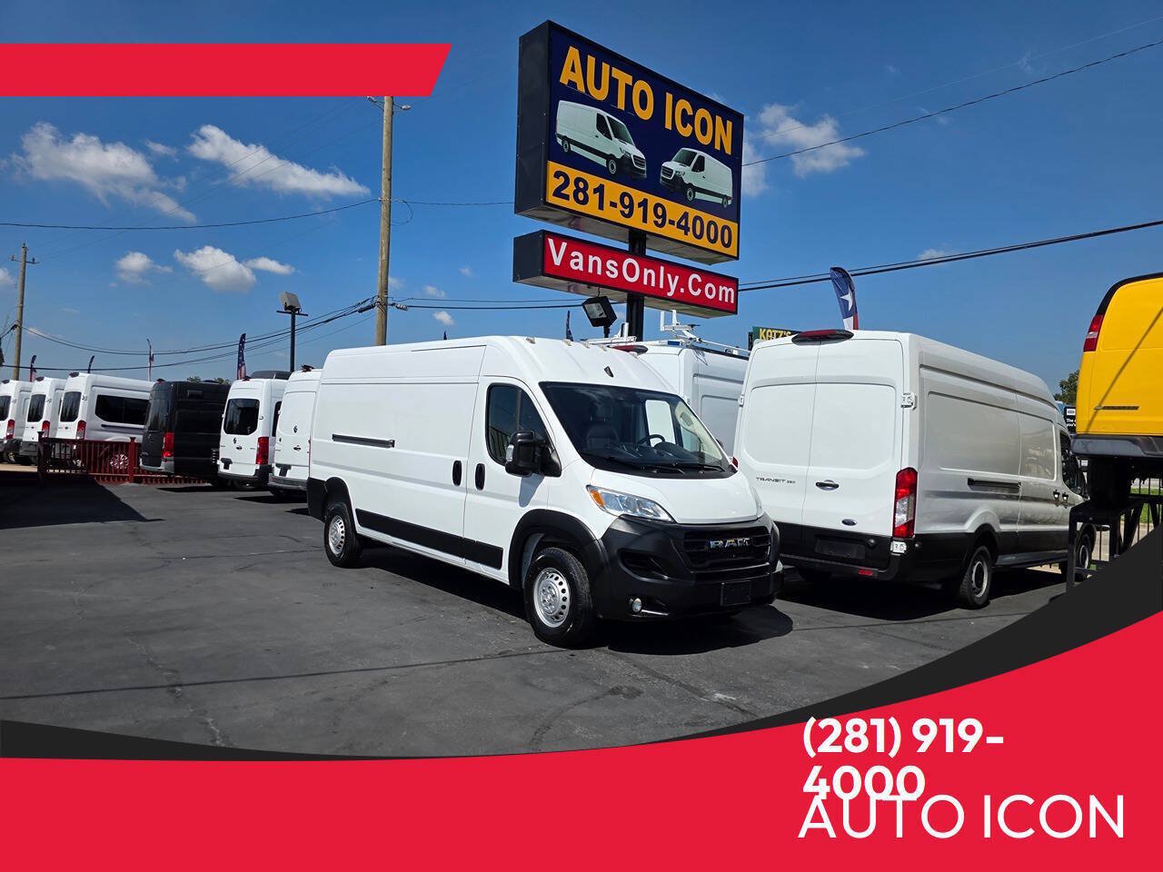 Used 2025 RAM ProMaster 3500 w/ Convenience Group FWD image 1