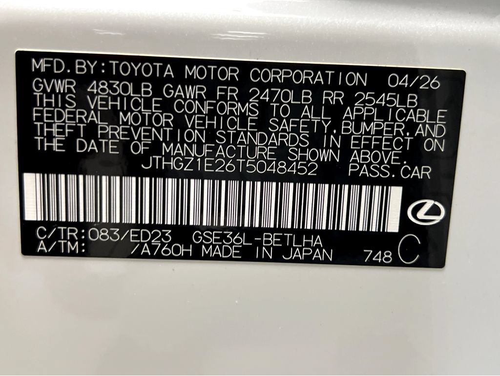 New 2026 Lexus IS 350 F Sport AWD/4WD image 27