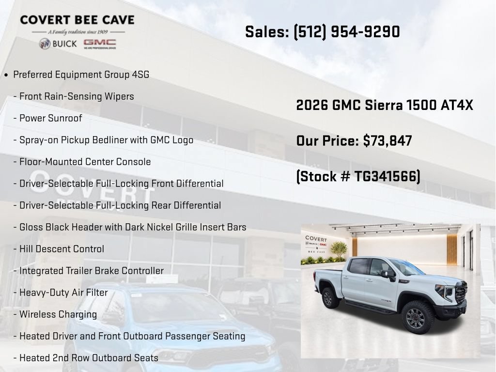 New 2026 GMC Sierra 1500 AT4X AWD/4WD image 13
