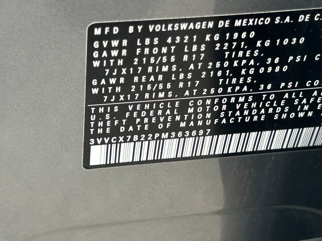 Certified 2023 Volkswagen Taos S FWD image 40