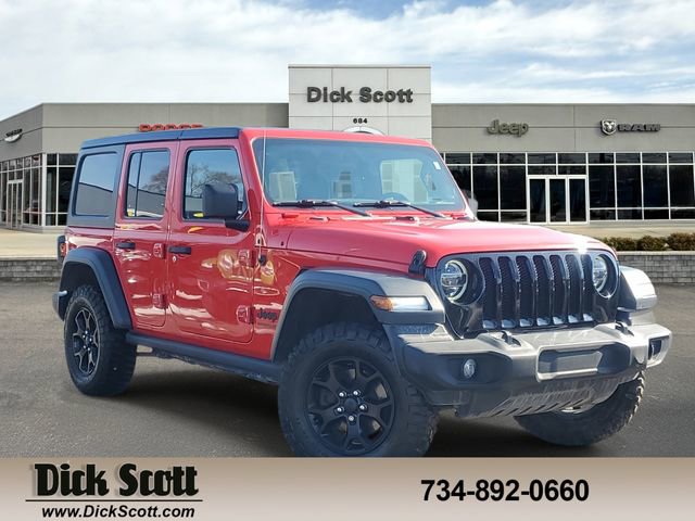 Used 2020 Jeep Wrangler Unlimited Sport image 1