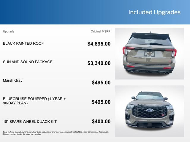 New 2026 Ford Explorer ST w/ Sun And Sound Package AWD/4WD image 16