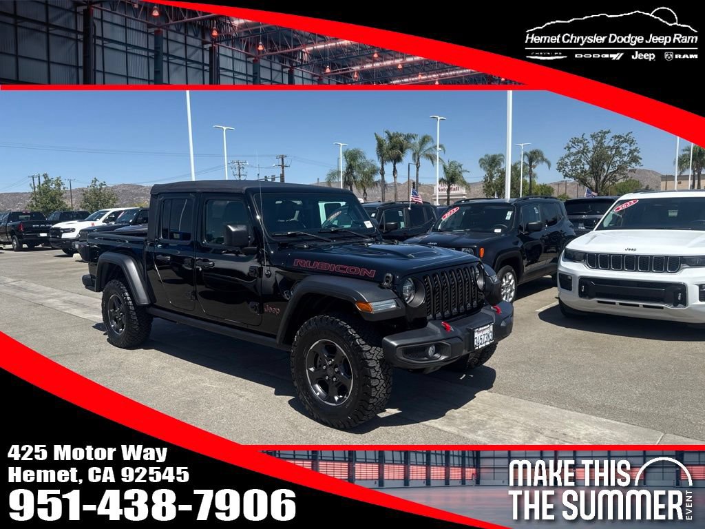 Used 2022 Jeep Gladiator Rubicon w/ LED Lighting Group AWD/4WD image 1