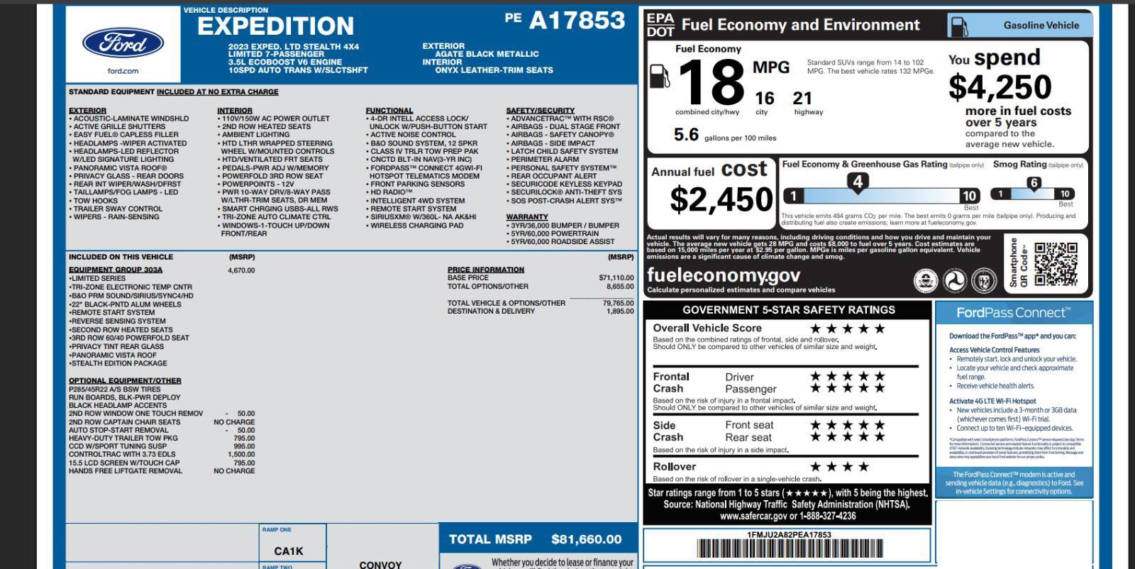 Used 2023 Ford Expedition Limited image 4