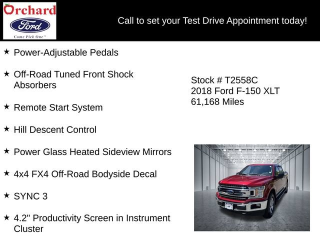 Certified 2018 Ford F150 XLT w/ Equipment Group 302A Luxury AWD/4WD image 25