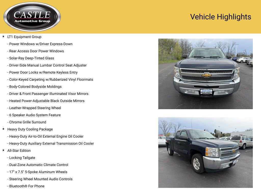 Used 2012 Chevrolet Silverado 1500 LT w/ All-Star Edition RWD image 4