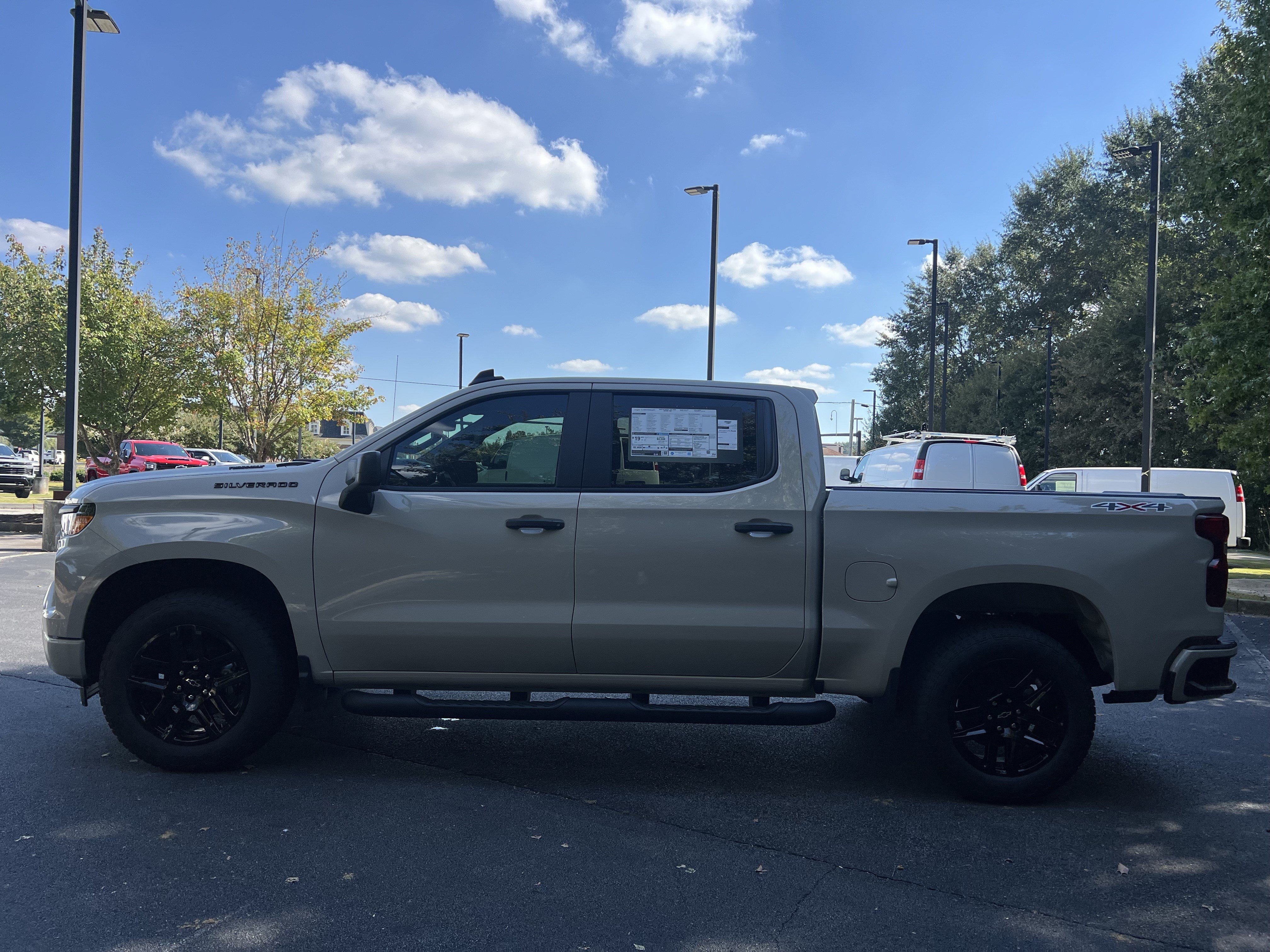 New 2026 Chevrolet Silverado 1500 Custom w/ Turbomax Blackout Package AWD/4WD image 6