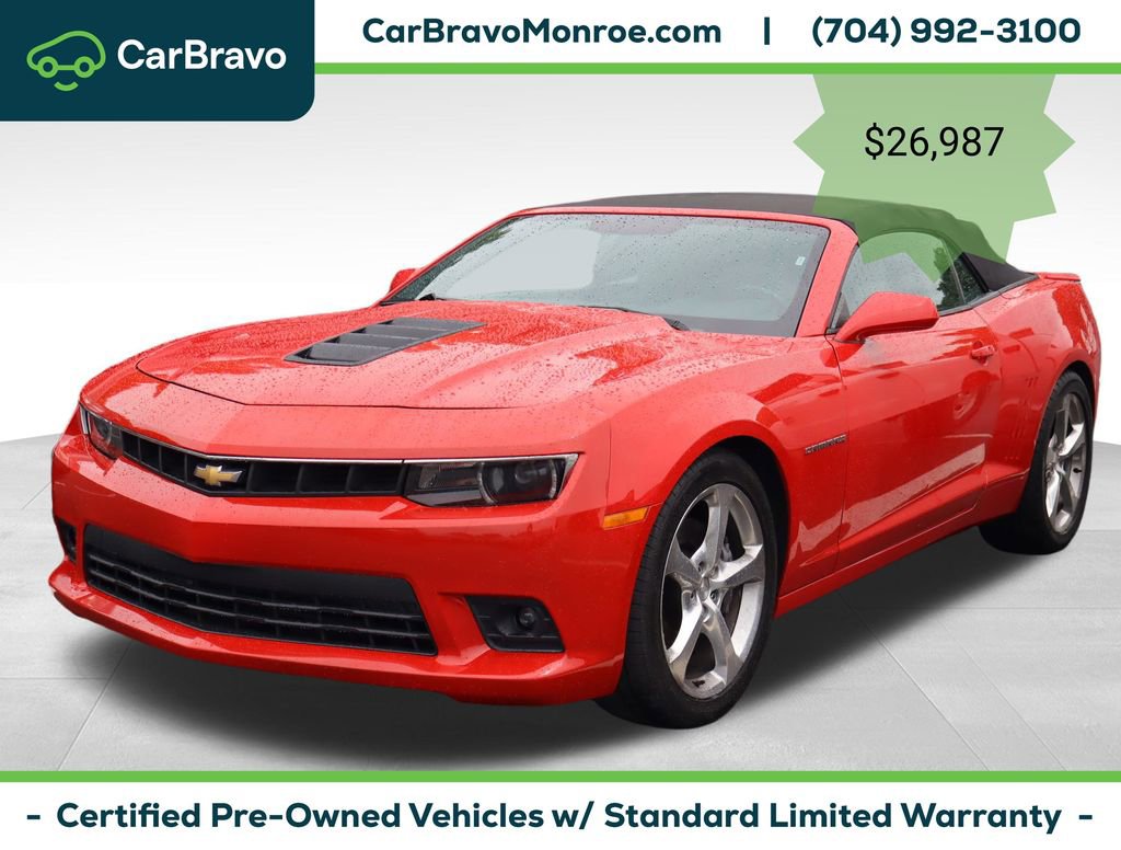 Certified 2015 Chevrolet Camaro SS w/ RS Package RWD image 9