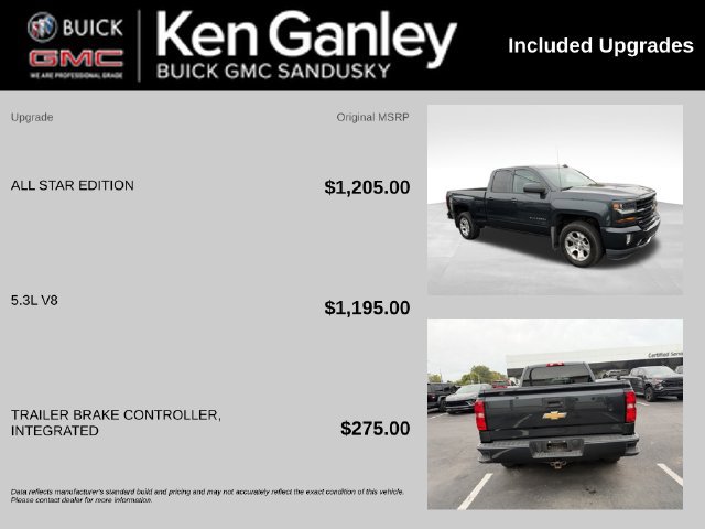 Used 2017 Chevrolet Silverado 1500 LT w/ All Star Edition AWD/4WD image 6