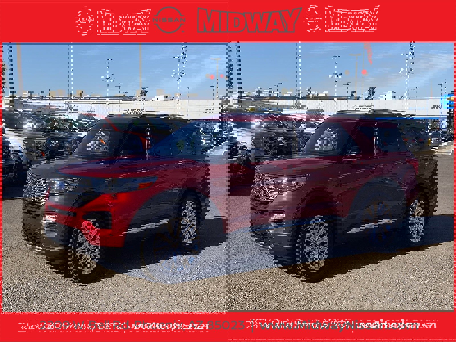 Used 2020 Ford Explorer Limited w/ Class III Trailer Tow Package image 1