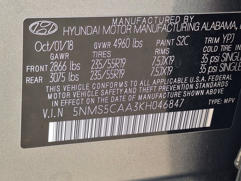 Used 2019 Hyundai Santa Fe Limited AWD/4WD image 34