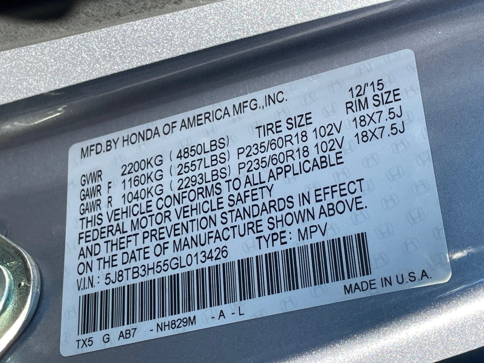 Used 2016 Acura RDX w/ Tech & AcuraWatch Plus Pack FWD image 13
