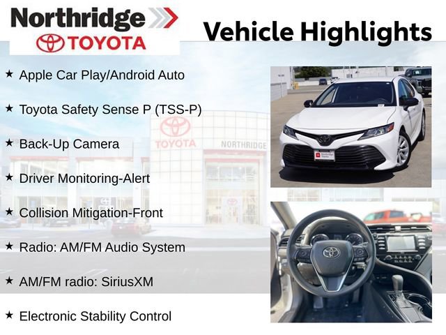 Used 2020 Toyota Camry LE w/ Carpet Mat Package FWD image 2