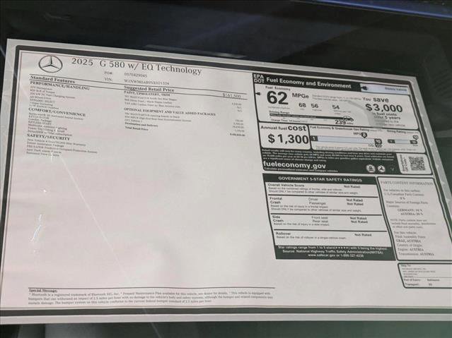 New 2025 Mercedes-Benz G 580 w/ EQ Technology image 22
