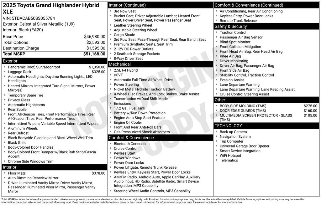 Used 2025 Toyota Grand Highlander AWD Hybrid image 5