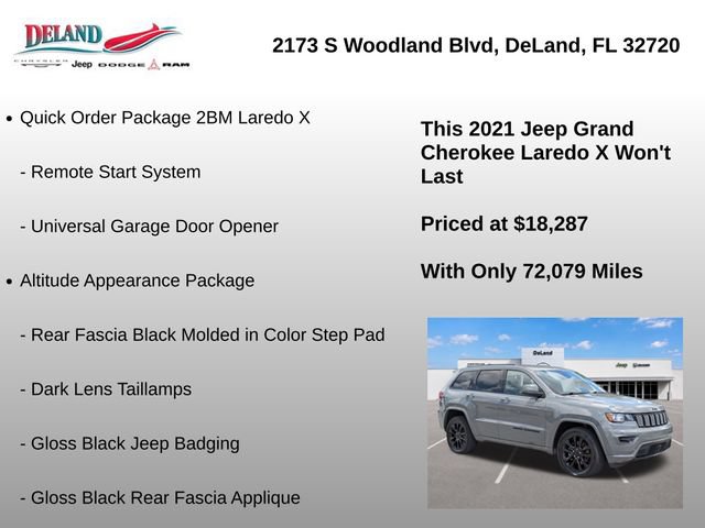 Used 2021 Jeep Grand Cherokee Laredo X RWD image 15