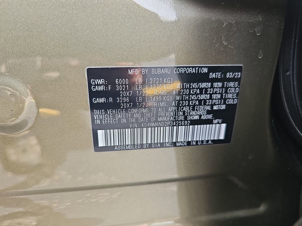 Used 2023 Subaru Ascent Limited AWD/4WD image 38