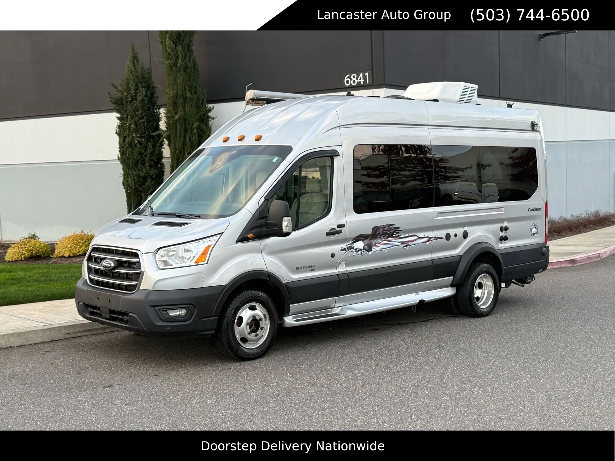 Used 2020 Ford Transit 350 148 High Roof Extended AWD image 1