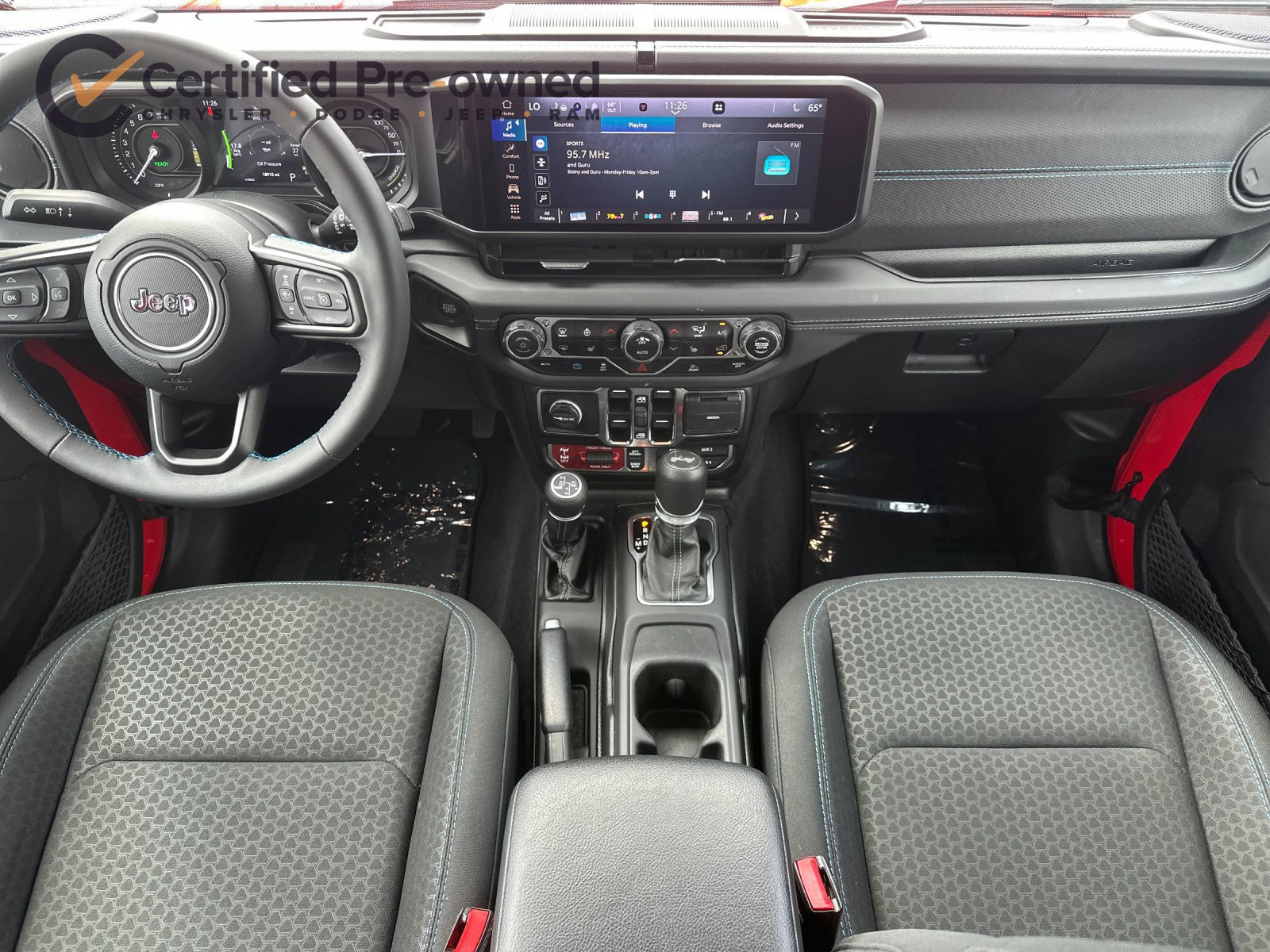 Certified 2025 Jeep Wrangler Unlimited Rubicon 4xe w/ Convenience Group AWD/4WD image 14